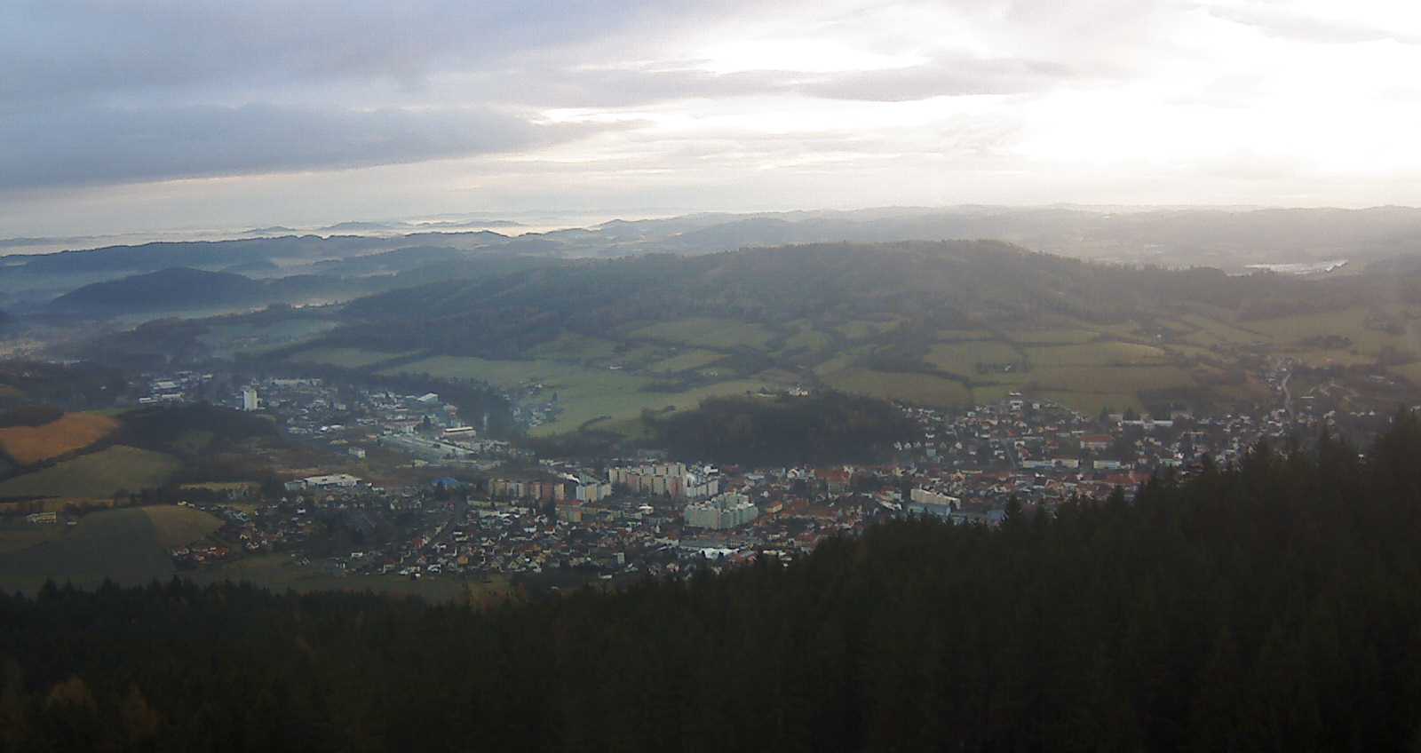 Sušice – Svatobor panorama