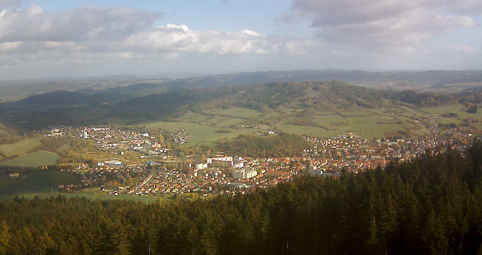 Sušice – Svatobor panorama